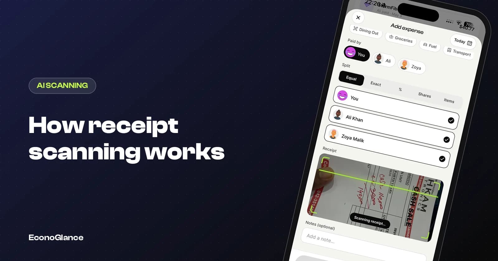 How AI Receipt Scanning Works, and When to Double-Check It