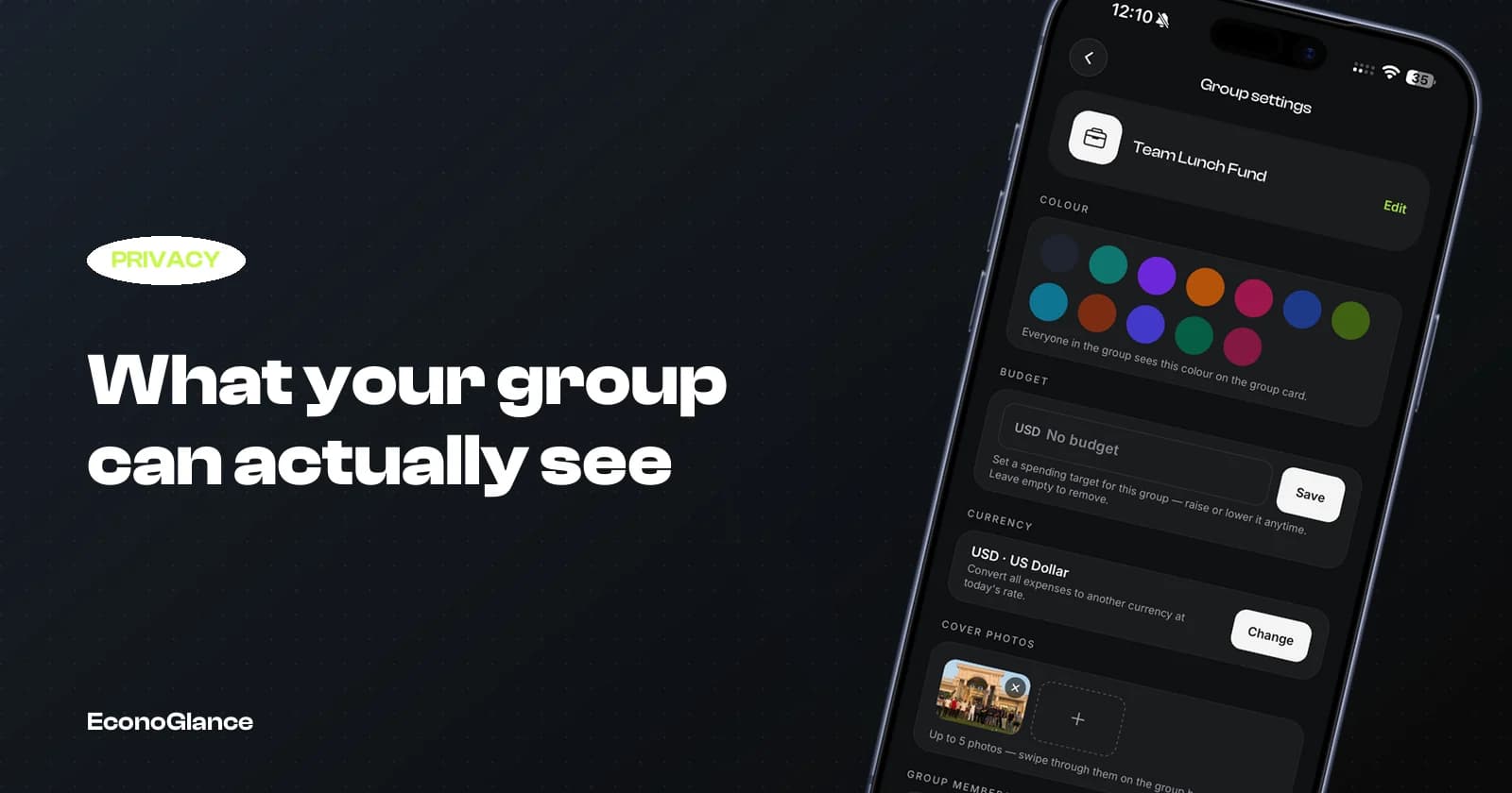 What Your Group Can Actually See in a Shared Expense App